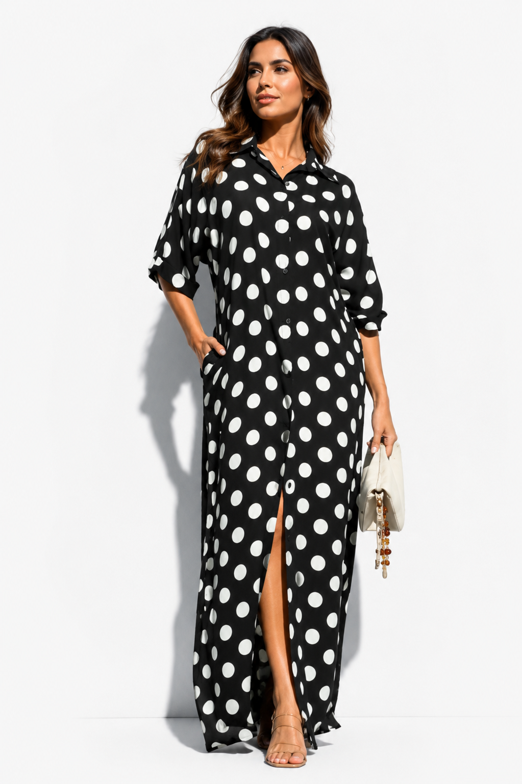 Monaco Polka Dress